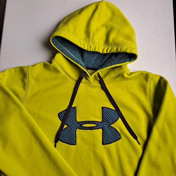 Bright Yellow Under Armour Hoodie - Picture 2 of 7